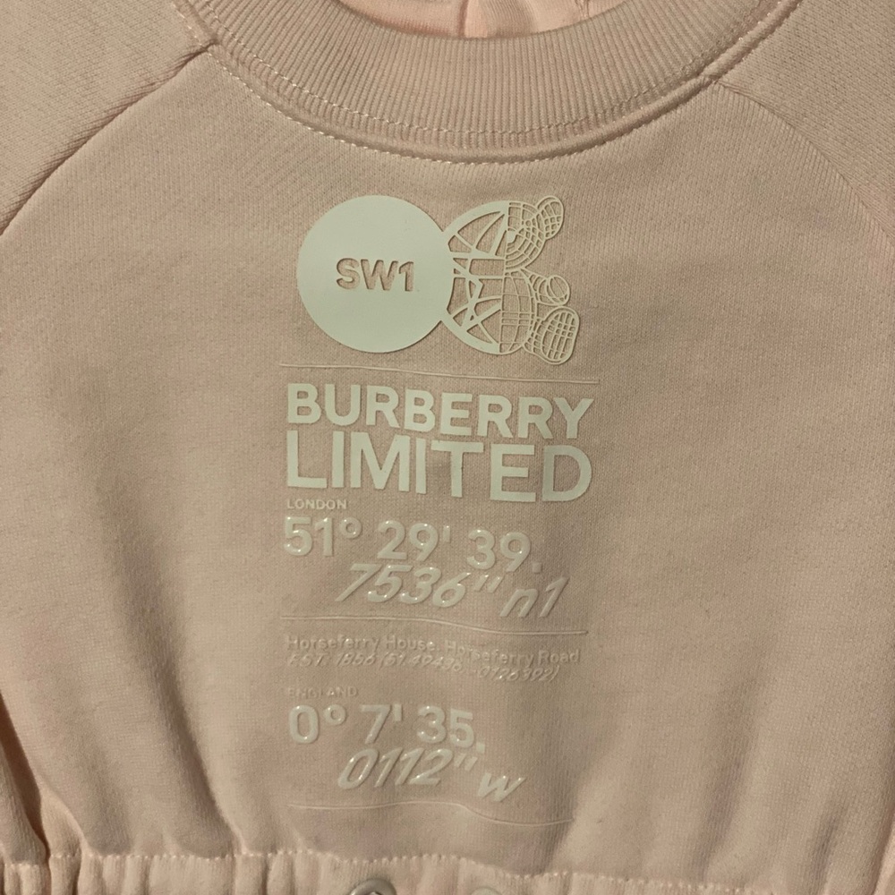 Burberry Blush Pink Logo Top - Picture 2 of 5